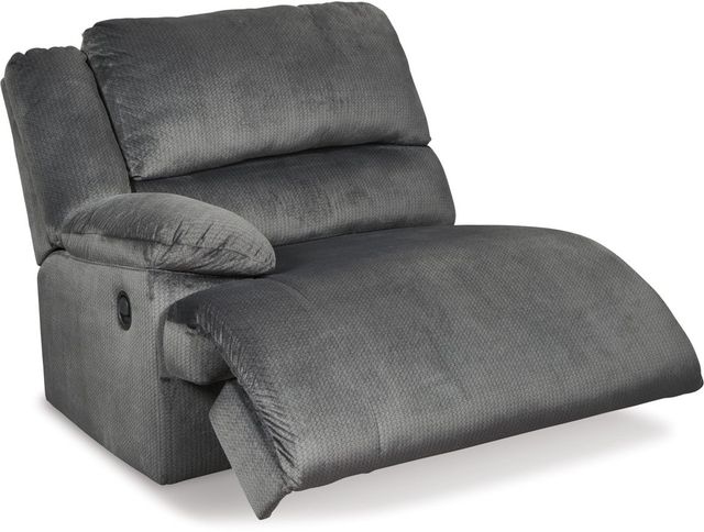 Signature Design by Ashley® Clonmel 5-Piece Charcoal Reclining Right-Arm Facing Sectional and Chaise-2