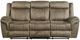 Elements International Sorrento Brown Power Reclining Sofa-1