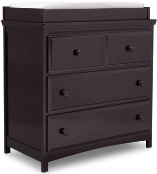 dark brown dresser nursery Jenny Lind 4-Drawer Solid Wood Dresser main image 1