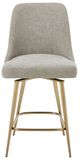 Uttermost® Bramwell Heathered Taupe Upholstered Counter Stool-3