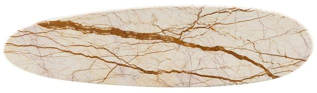 ACME Furniture Haidar Brown/Natural Marble Console Table-4