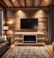 Legends Home Laurel Canyon Natural 65" Fireplace TV Console-1