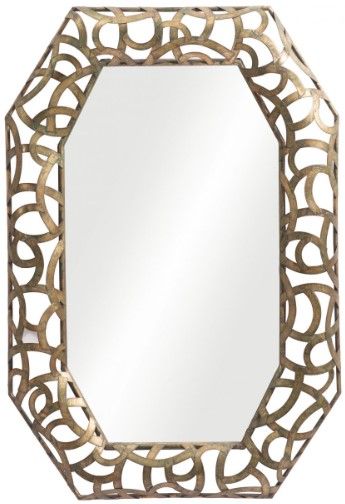 Zuo® Modern Kin Antique Gold Mirror-1