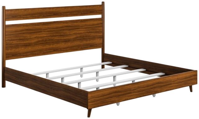 Flexsteel® Ludwig Walnut King Panel Bed-1