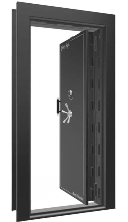 Liberty Safe Beast Black Gloss In-Swing Right Hinge Electrical Vault Door-1