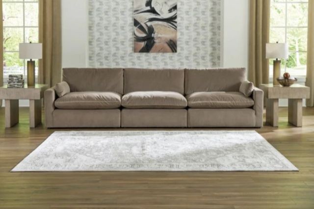 Signature Design by Ashley® Sophie 3-Piece Cocoa Sectional Sofa-4