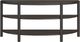 Magnussen Home® Hadleigh Black Coffee Bean Demilune Sofa Table-0