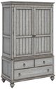 Flexsteel® Plymouth® Distressed Graywash Armoire-0