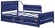 ACME Furniture Cargo Blue Twin Daybed with Trundle-0