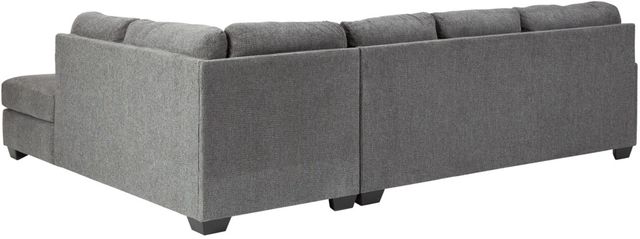 Benchcraft® Dalhart 2-Piece Charcoal Right-Arm Facing Sofa Sectional and Chaise-1