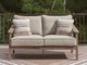 Signature Design by Ashley® Harmony Headlands Gray/Natural Fabric/Wooden Outdoor Loveseat-1
