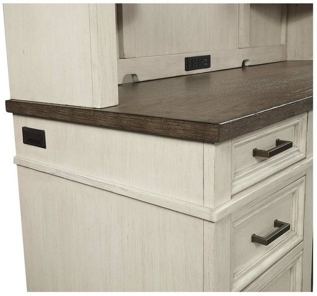 Aspenhome® Caraway Aged Ivory Credenza Desk-3