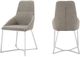 VIG Furniture Stark 2-Piece Gray/Stainless Steel Modern Dining Chair Set-4
