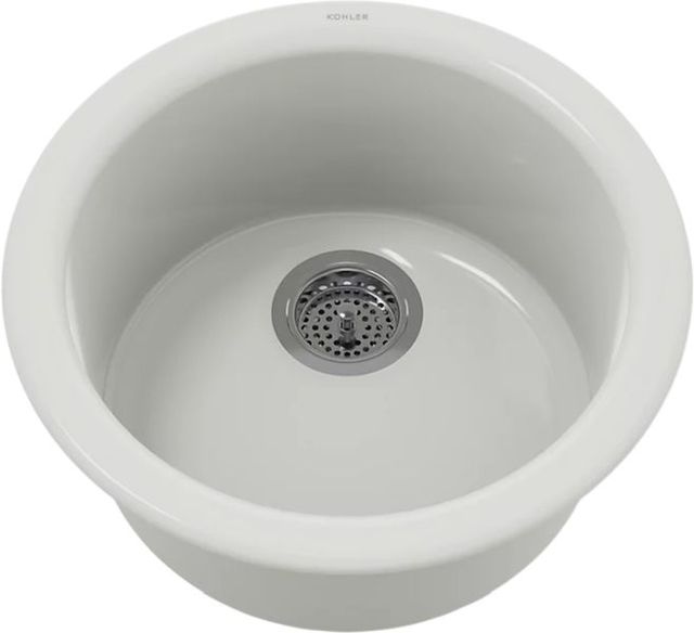 KOHLER® Porto Fino™ Sea Salt 19" Top/Undermount Single-Bowl Bar Sink-0