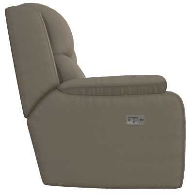 La-Z-Boy® Dorian Fossil Power Reclining Loveseat with Console and Headrest-2