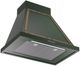 Ilve® Nostalgie II Noblesse 30" Emerald Green Wall Mounted Range Hood with Burnished Trim-1
