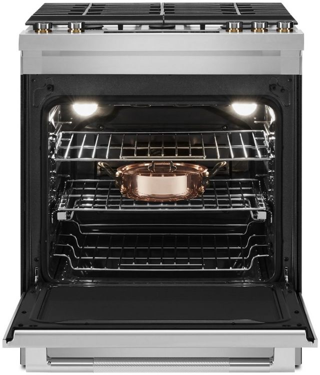 JennAir® RISE™ 30" Stainless Steel Pro Style Dual Fuel Natural Gas Range-9
