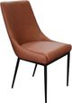 Corcoran Importation Zen 2-Piece Brown Leather Chairs Set-0