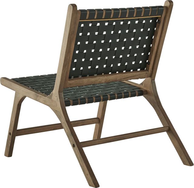 Signature Design by Ashley® Fayme Light Brown/Black Accent Chair-3