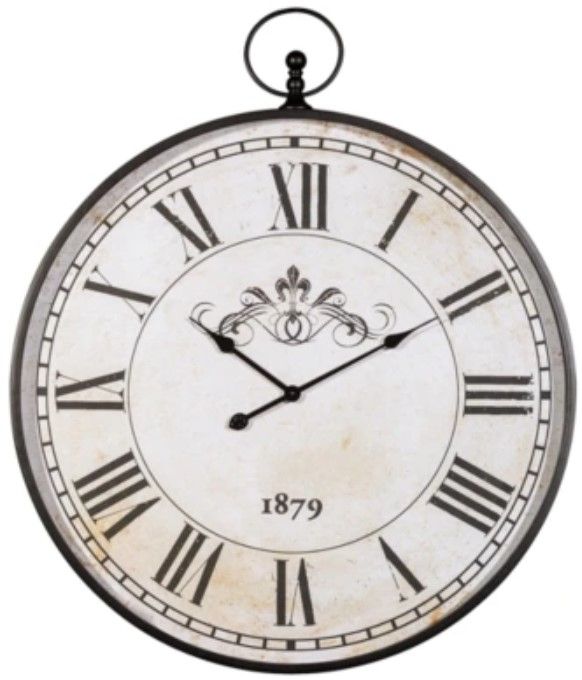Signature Design by Ashley® Augustina Antique Black Wall Clock