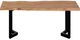 Porter International Designs Manzanita Natural V-Base Dining Bench-1