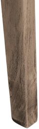 International Furniture Direct Balam Stained White Side Chair-4