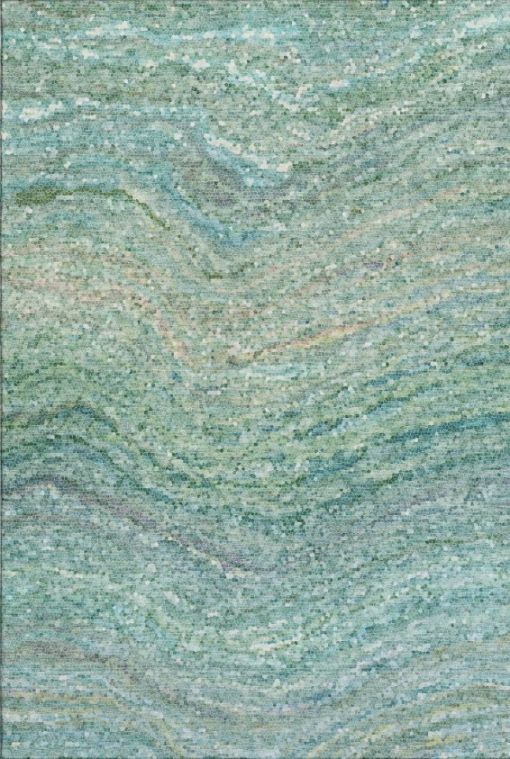 Dalyn™ Rug Company Lumara LM3 Teal 5'x8' Area Rug-0