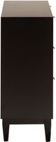 Olliix by Madison Park Black/Gold Maria Gold Lattice Accent Chest-3