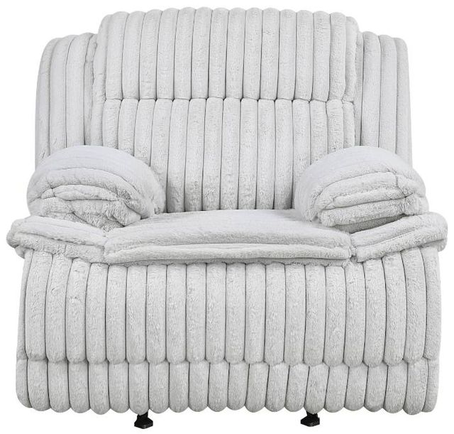Homelegance® Goodland Gray Manual Glider Recliner-2