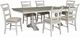 Liberty Furniture Whitney 7-Piece Antique Linen/Weathered Gray Trestle Table Set-0