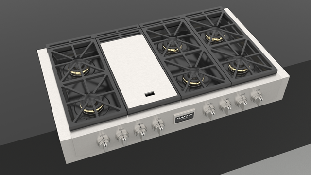 Fulgor® Milano Sofia 48" Stainless Steel Pro Gas Rangetop-2