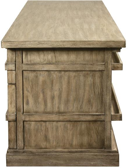 Riverside Furniture Milton Park Primitive Silk Writing Desk Top and Base-3