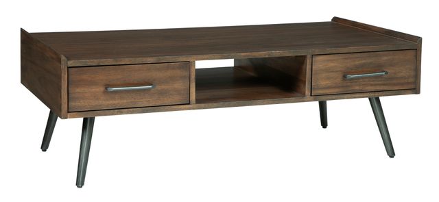 Signature Design by Ashley® Calmoni 3-Piece Brown Living Room Table Set-1