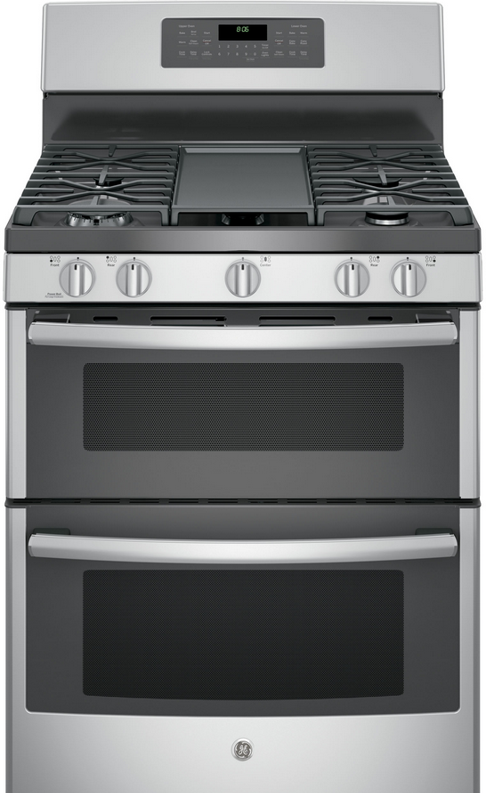 GE® 30" Free Standing Gas Range-Stainless Steel-0