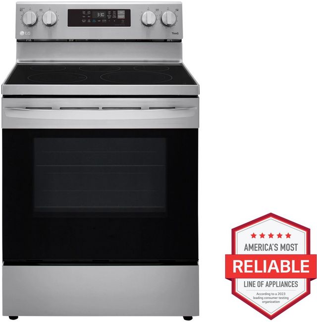 LG 30" Stainless Steel Freestanding Electric Range-2