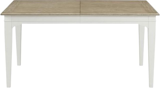 Riverside Furniture Myra Natural Rectangular Leg Dining Table with Paperwhite Base-1