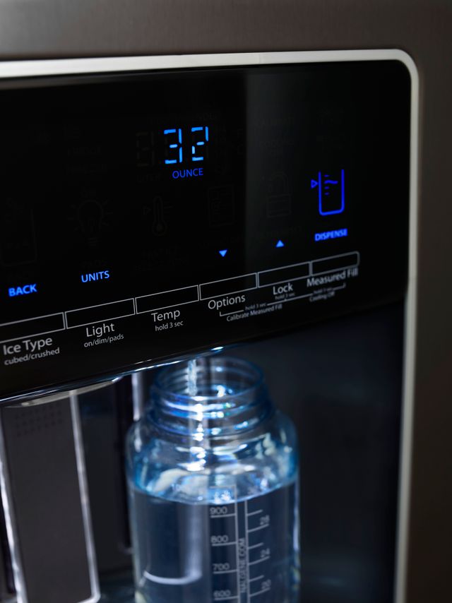 Whirlpool® 36 in. 20.6 Cu. Ft. Fingerprint Resistant Black Stainless Counter Depth Side-By-Side Refrigerator-9