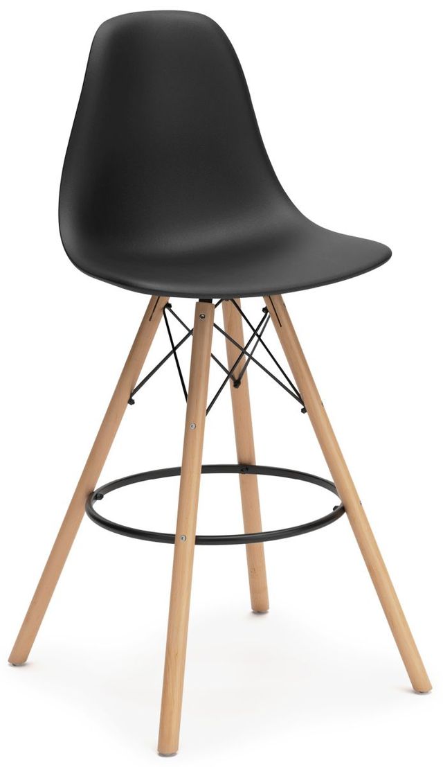Signature Design by Ashley® Jaspeni Black/Natural Counter Bar Stool-0