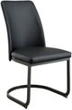 Furniture of America® Saskia 2-Piece Black/Dark Gray Side Chair Set-0