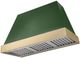 AGA Euclid 48" Cornwall Green Wall Mounted Range Hood  with Brushed Brass Trim-0