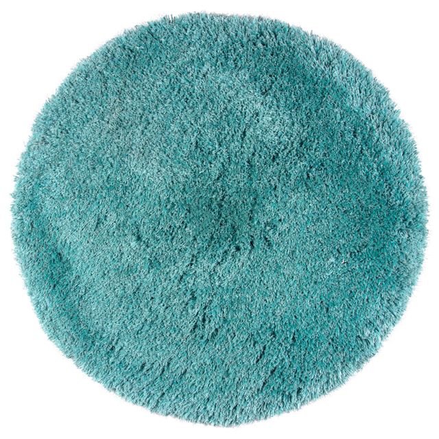 Rizzy Home Commons Blue/Aqua 3' Round Rug-0