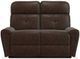 La-Z-Boy® Douglas Walnut La-Z-Time® Leather Full Reclining Loveseat-1