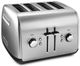 KitchenAid® 4 Slice Brushed Stainless Steel Toaster-0