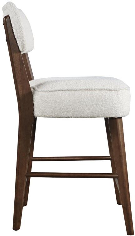 Jofran Inc. Urban Archive Wes Walnut/White Counter Stool-2