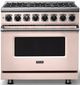 Viking® 7 Series 36" Blush Pro Style Dual Fuel Range-0