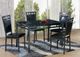 Nationwide Furniture Distributors Dark Brown 5-Piece Dining Room Set-0