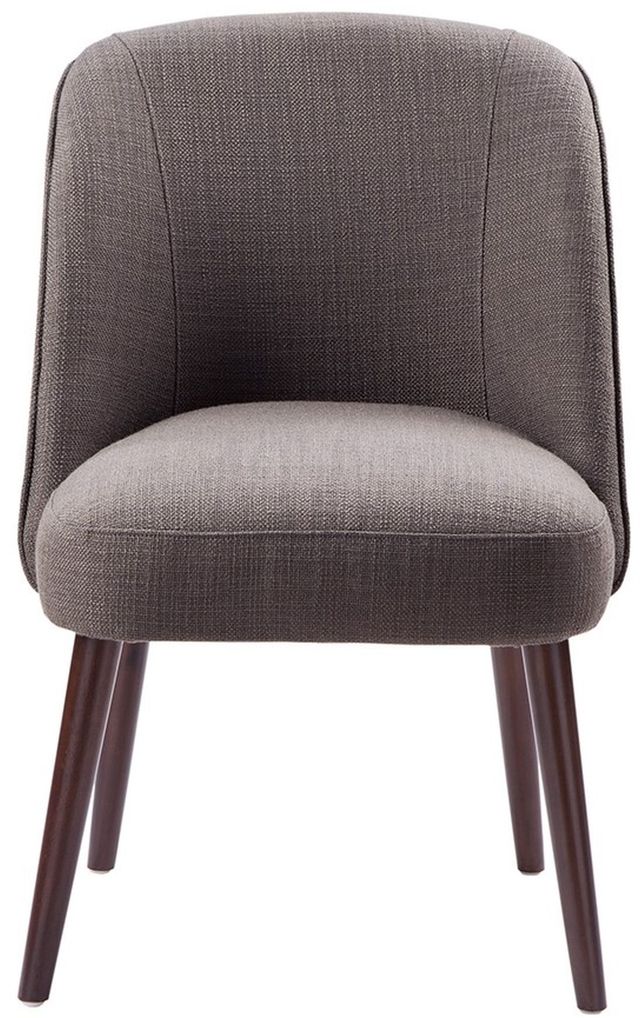 Olliix by Madison Park Charcoal Bexley Rounded Back Dining Chair-0