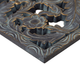 Olliix by Madison Park Botanical Panel 2 Piece Antique Blue Carved Wall Set-2