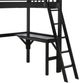 Powell® Porter Black Youth Twin Loft Bed-2