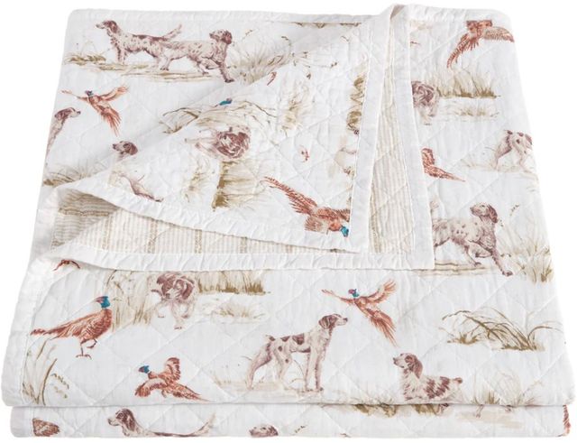 HiEnd Accents Hunt Life 3-Piece Soft Ivory King Bedding Bundle-2